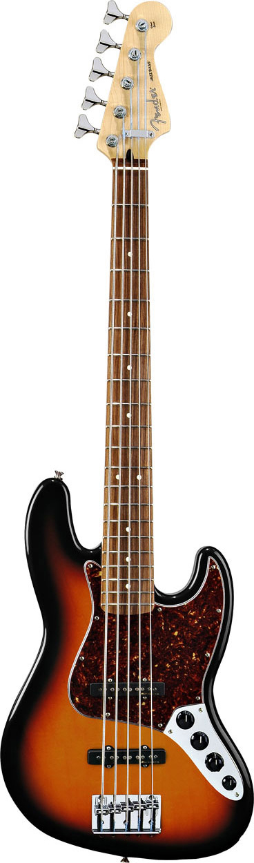 Fender Deluxe Active Jazz Bass® V (Five String), 3-Color Sunburst