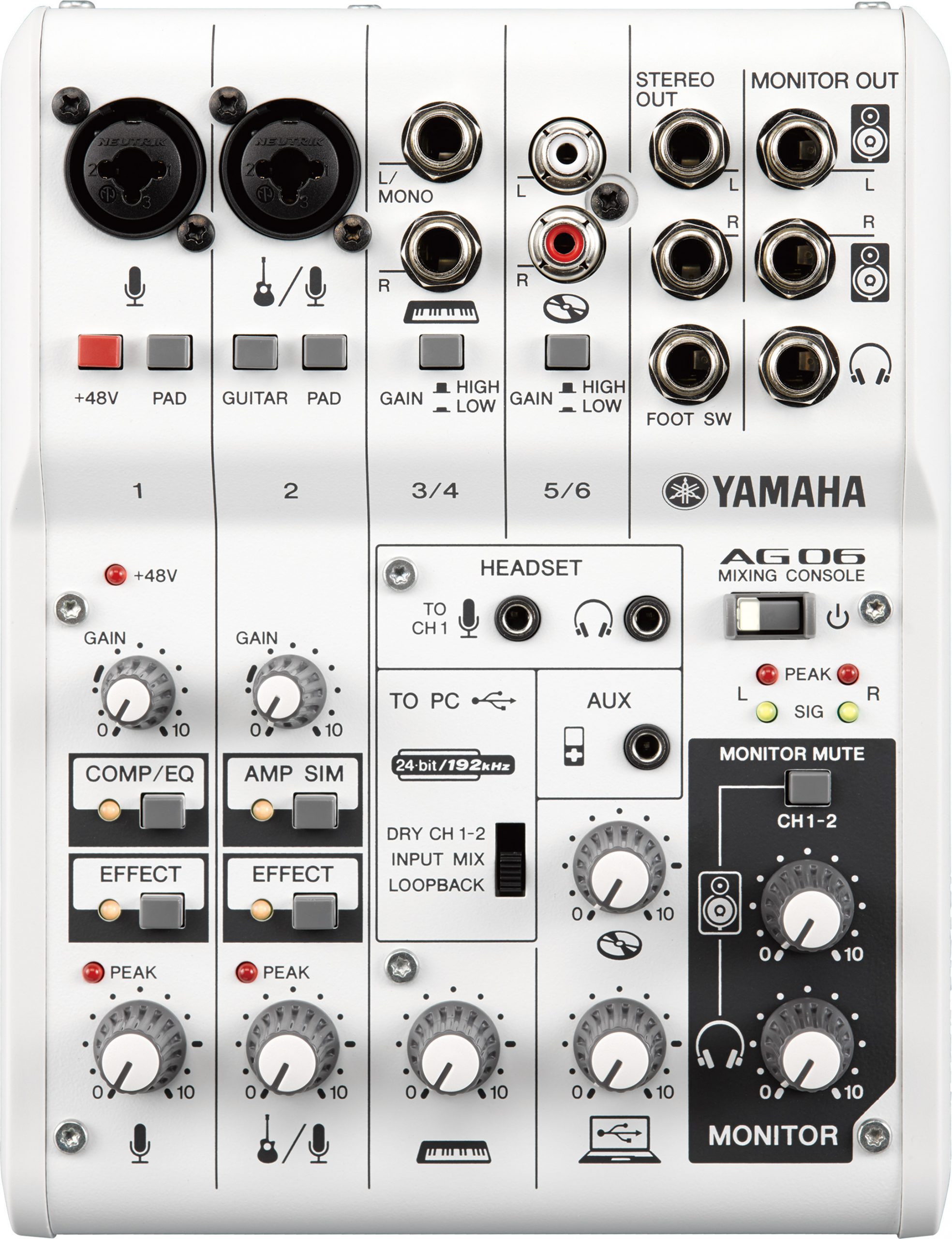 Yamaha AG06 Mixer/USB-interface