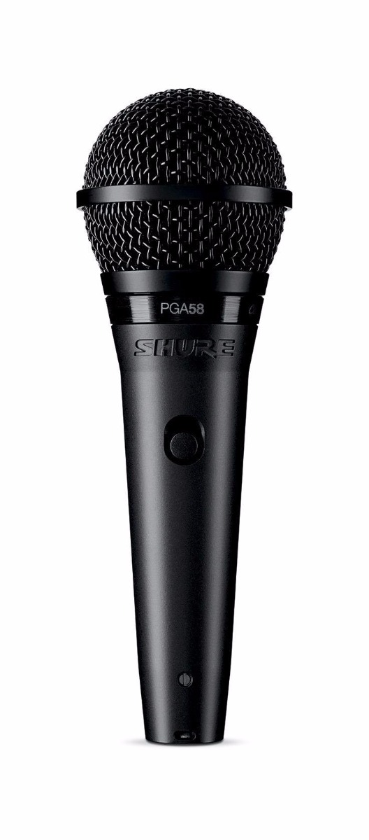 Shure mikrofon vokal kardioide med 5m xlr kabel