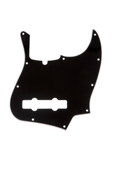 Fender Pickguard, 5-String Jazz Bass®, 10-Hole Mount, Black, 3-Ply