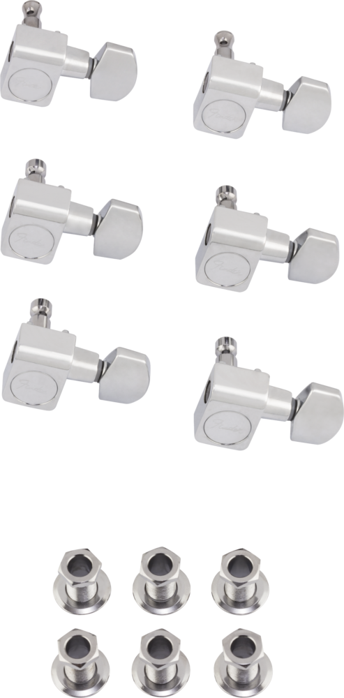 Fender American Standard Series Stratocaster®/Telecaster® Tuning Machines Chrome (6)
