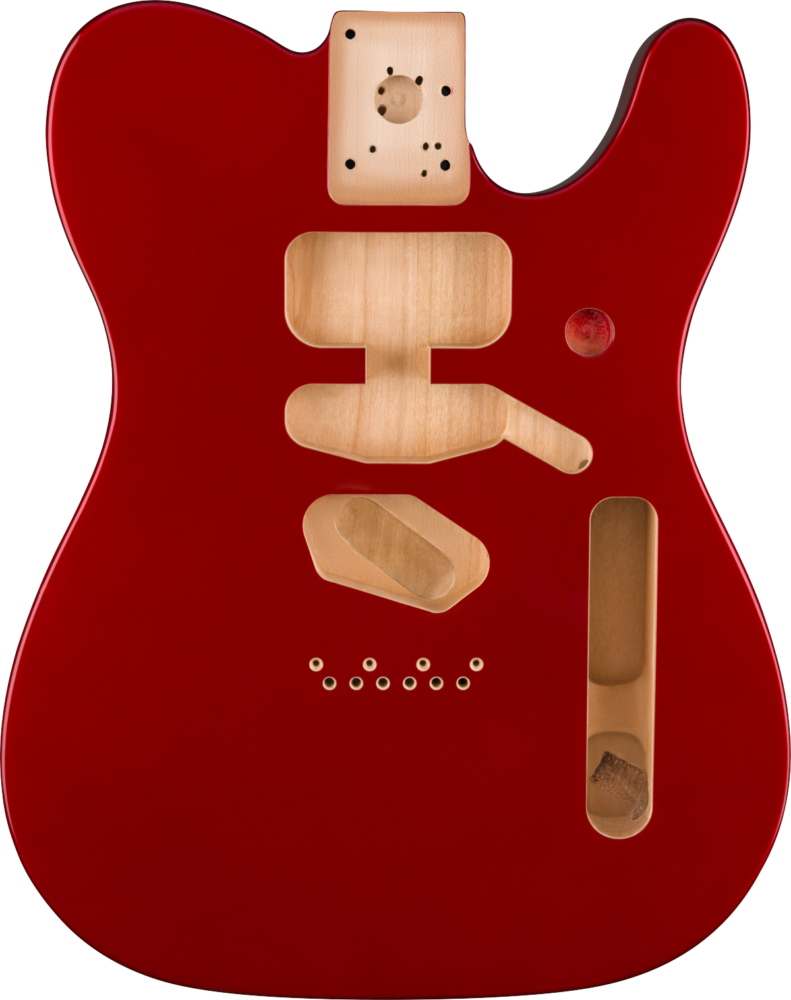 Fender Deluxe Series Telecaster® SSH Alder Body Modern Bridge Mount, Candy Apple Red