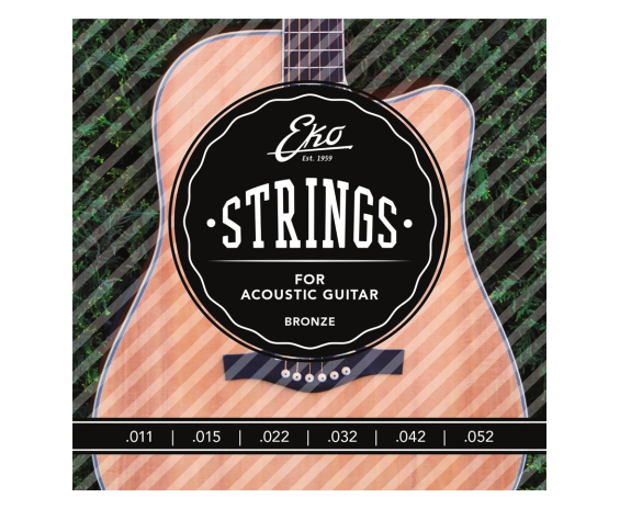 Eko Strings 011-52 Strengesett Akustisk Gitar