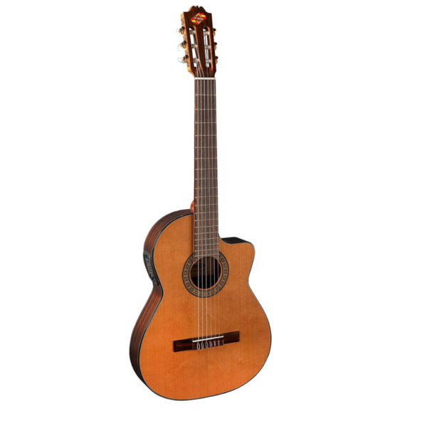 Admira VIRTUOSO-ECTF Klassisk Med Mik, Cutaway, Thin Body, Fishman Preamp, Solid Cedar Top