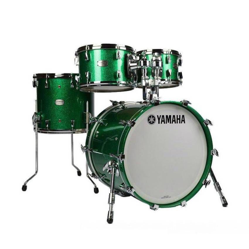 Yamaha Absolute Maple Hybrid Fusion Set Jade Green Sparkle Trommesett