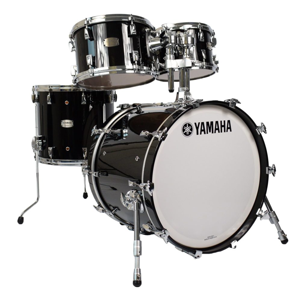 Yamaha Absolute Maple Hybrid Jazz Set Solid Black Trommesett