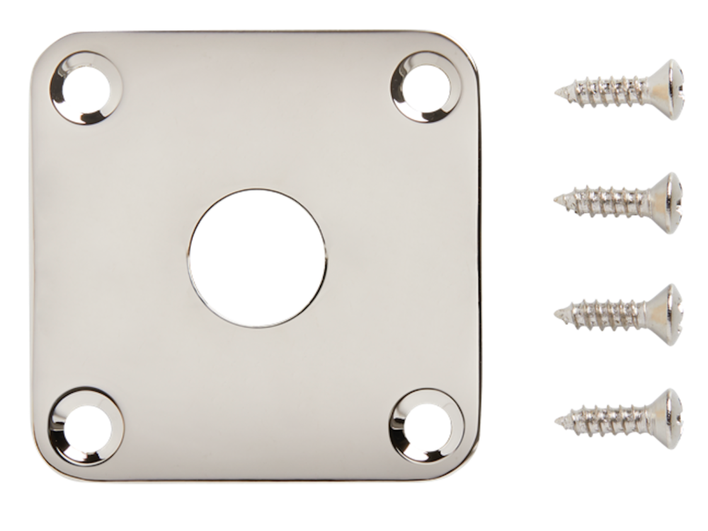 Gibson JP-040 Metal Jack Plate (Nickel)