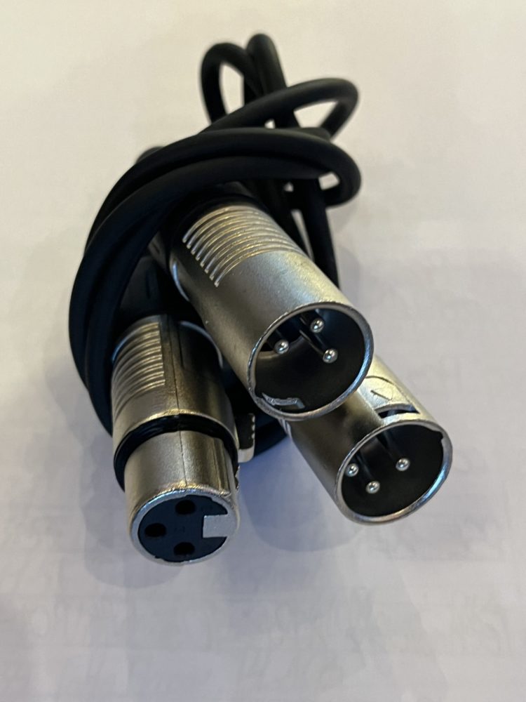 RCH AY-40/0,6 XLR-Hunn - 2*XLR-Hann Kabel 0,6m