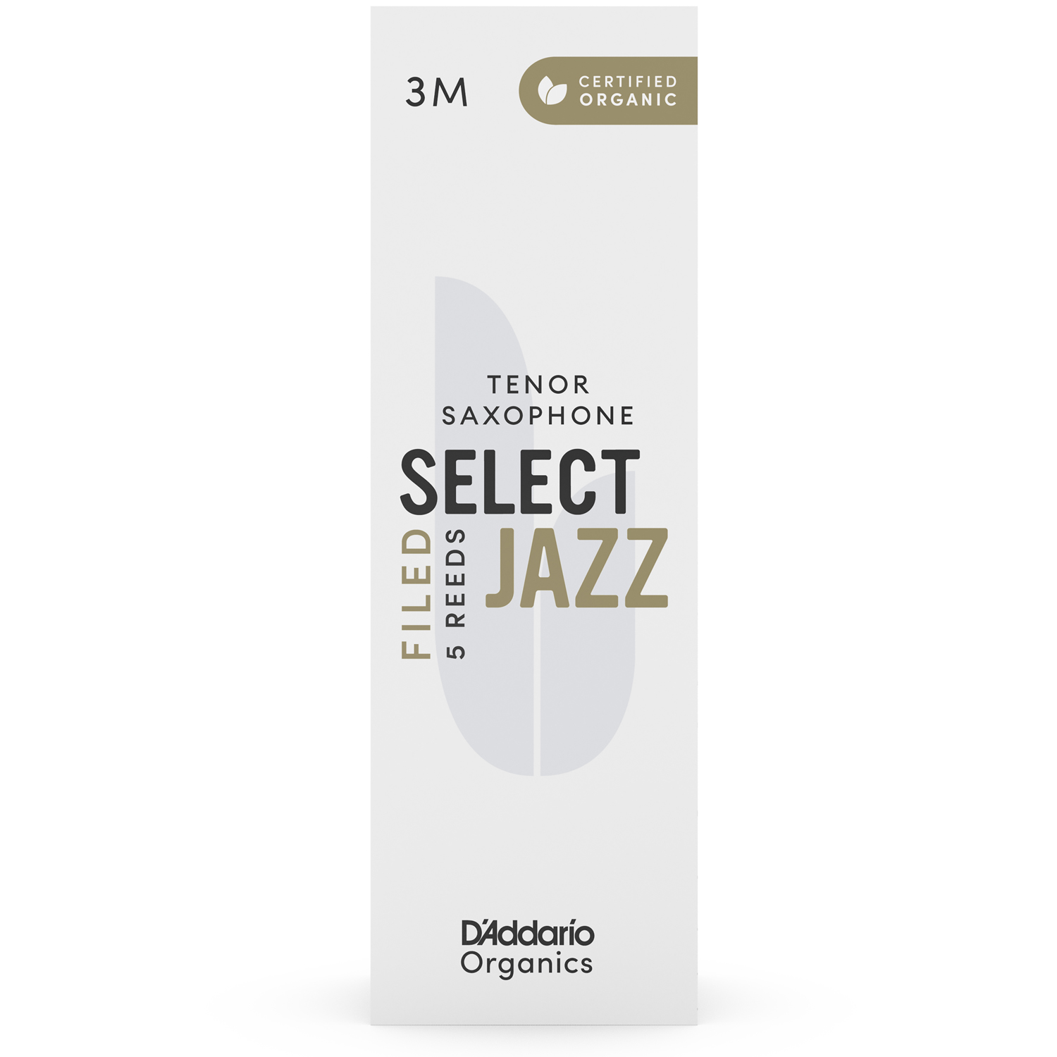 Daddario Woodwinds ORSF05TSX3M Org. Select Jazz Filed Tenor-Sax 5-P. 3M