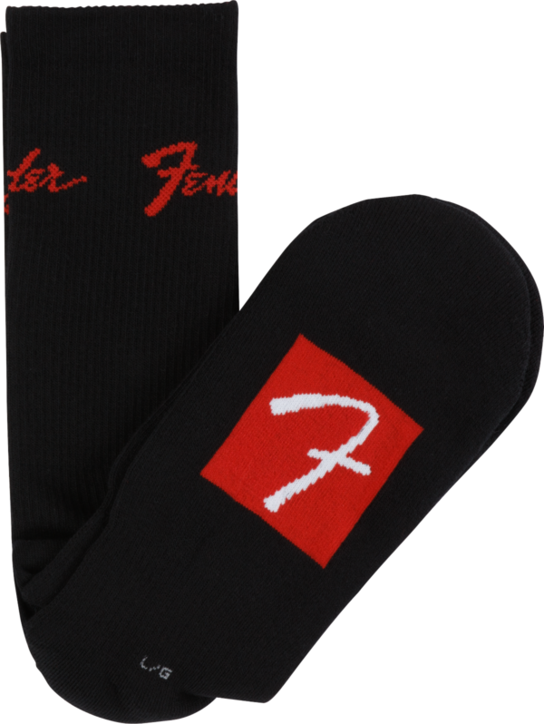 Fender Fender Logo Stompsock, Black, Large