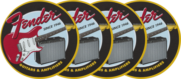 Fender Fender 1946 Guitars & Amps Coaster Set