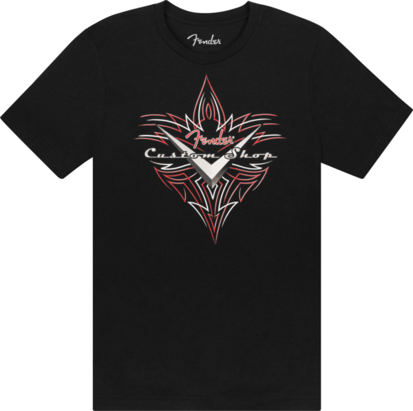 Fender Fender Custom Shop Pinstripe T-Shirt, Black, XL