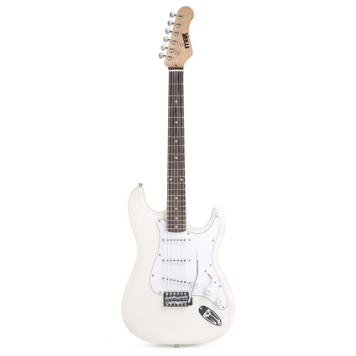 MAX GigKit El Gitarpakke, "Strat", Hvit - Bilde 2