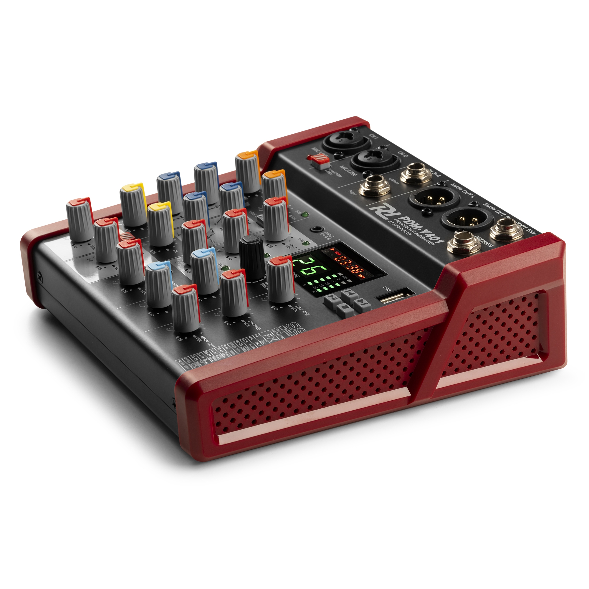 Power Dynamics PDM-Y401 4-kanals Mikser - Bilde 5