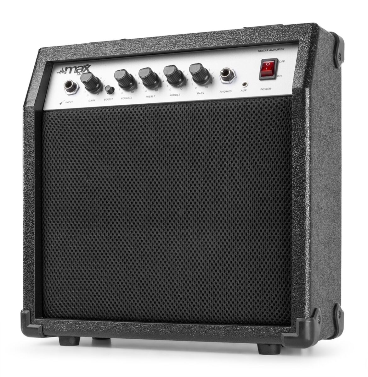 MAX GigKit El Gitarpakke, "Strat", Hvit - Bilde 3