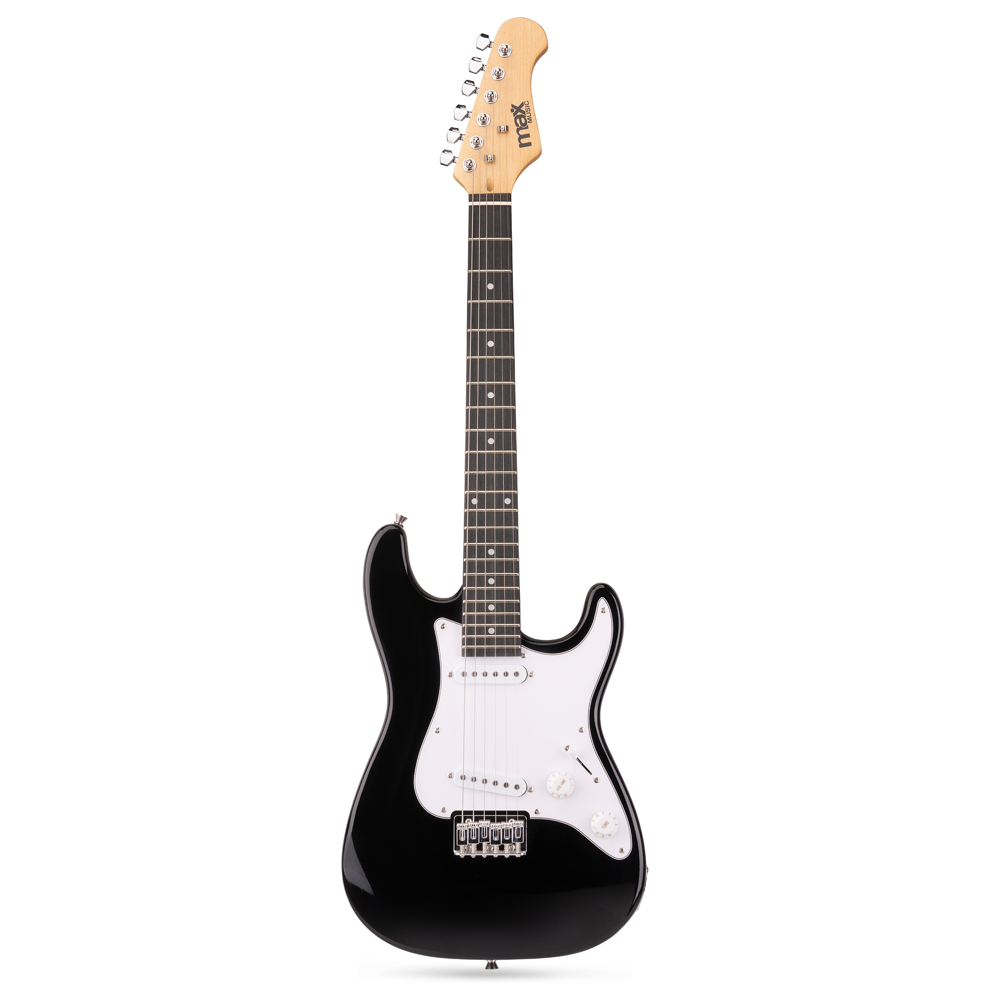 MAX GigKit El Gitarpakke Junior "Strat", Sort - Bilde 2