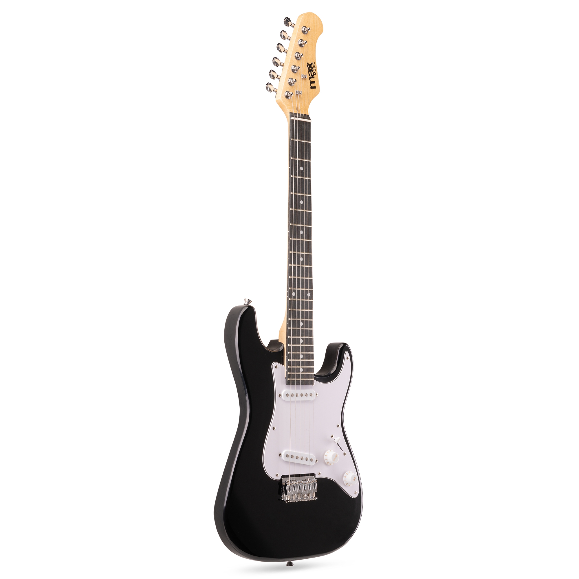 MAX GigKit El Gitarpakke Junior "Strat", Sort - Bilde 3