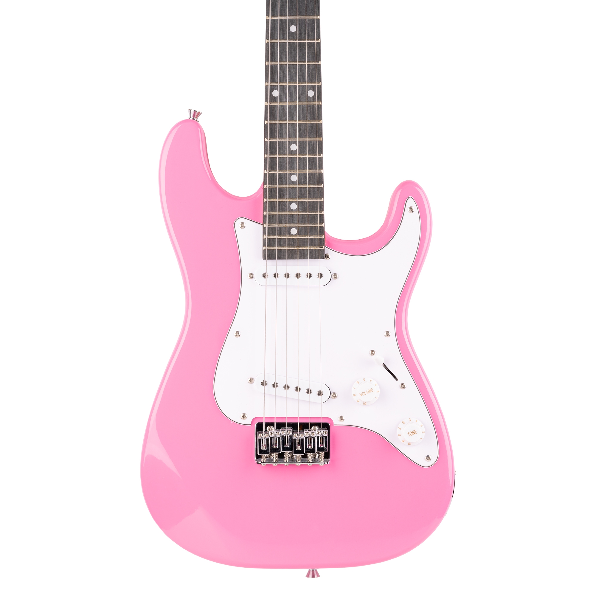 MAX GigKit El Gitarpakke Junior "Strat", Rosa - Bilde 5