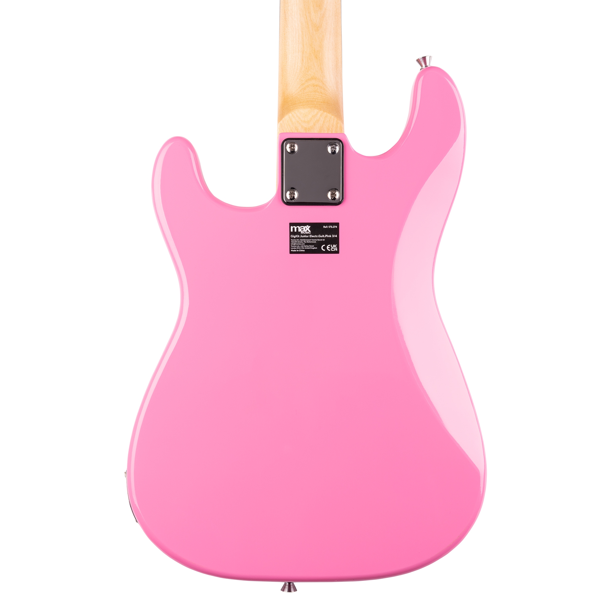 MAX GigKit El Gitarpakke Junior "Strat", Rosa - Bilde 6