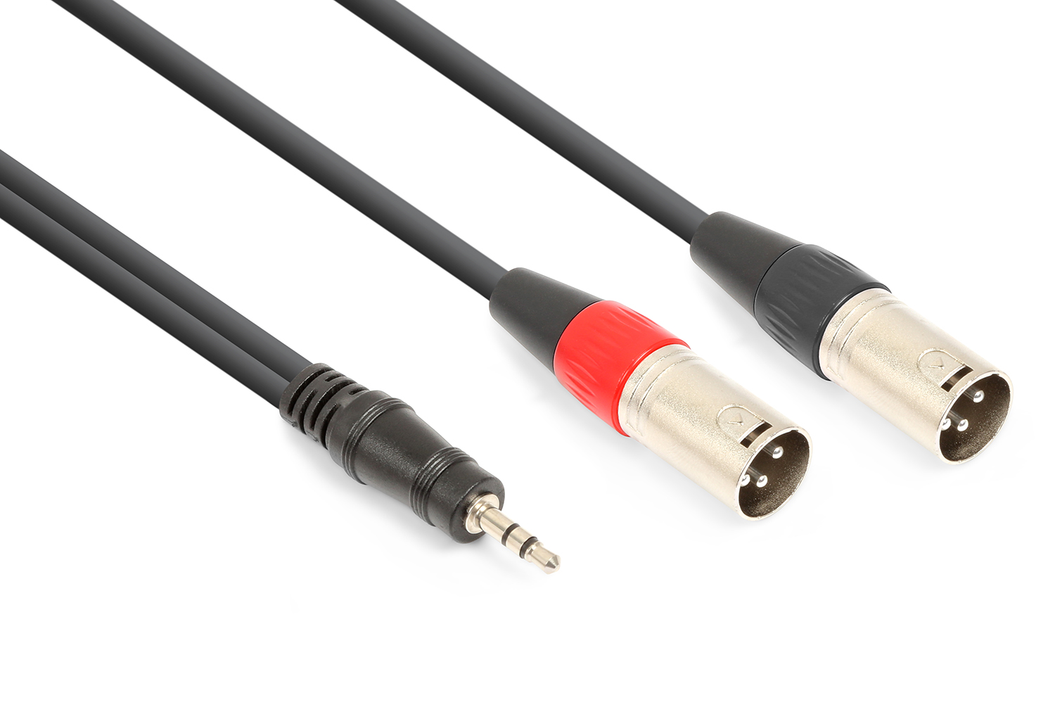 Vonyx CX322-1 Cable 2x XLR Male - 3.5mm Stereo 1.5m