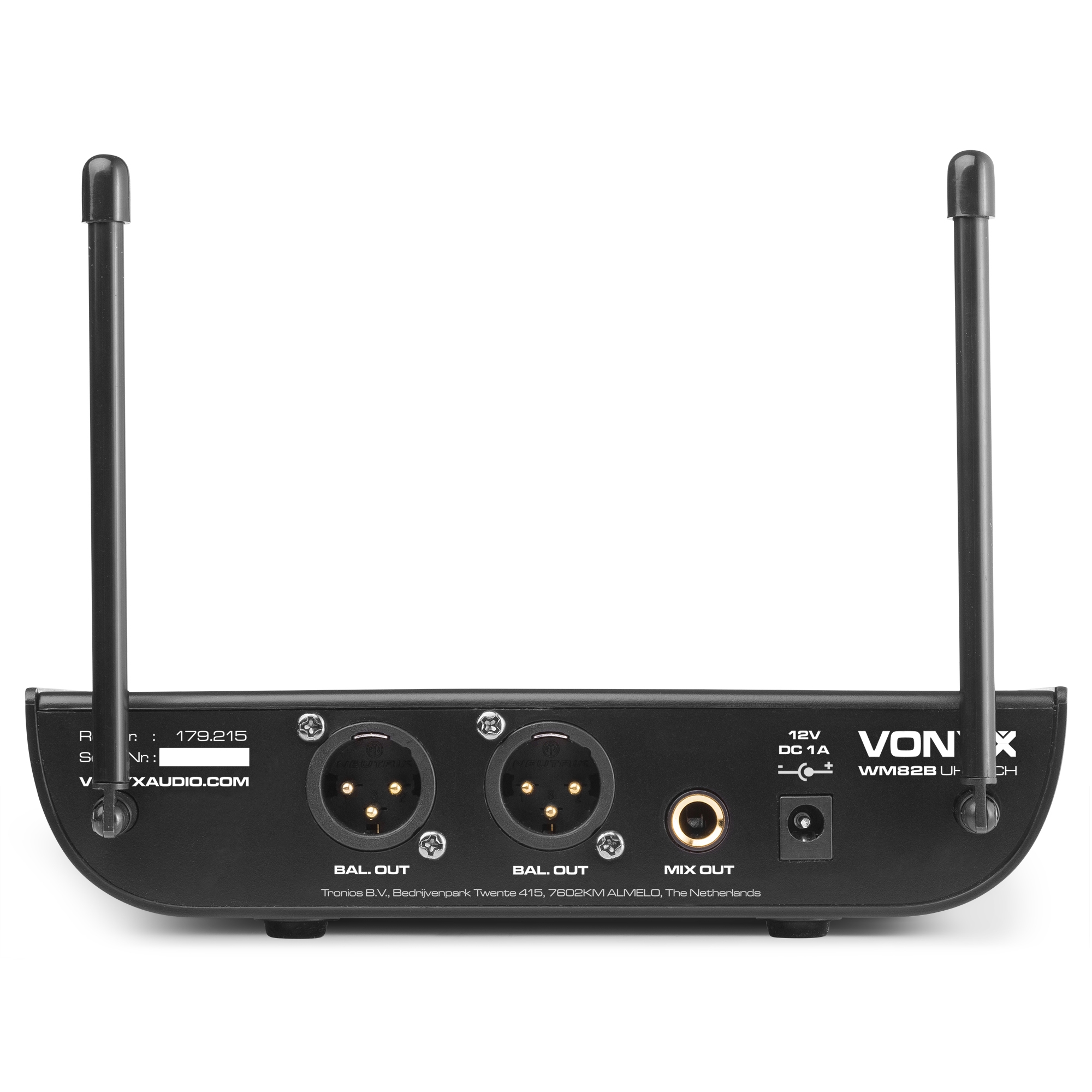 Vonyx WM82C 2-kanals Trådløst Sett m/Håndholdt og Hodebøyle/Mygg - Bilde 3
