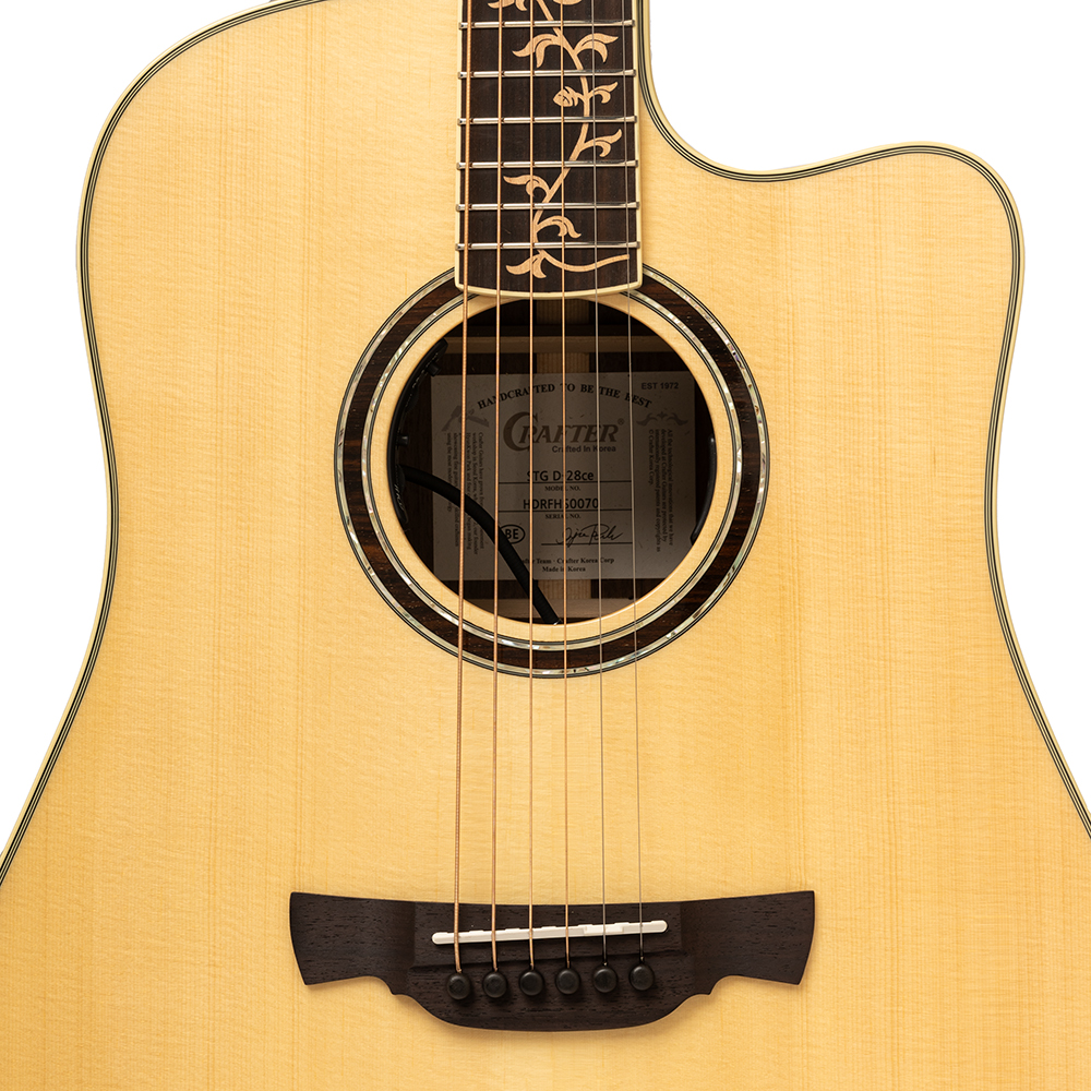 Crafter STG D-28ce Pro Akustisk Gitar - Bilde 2