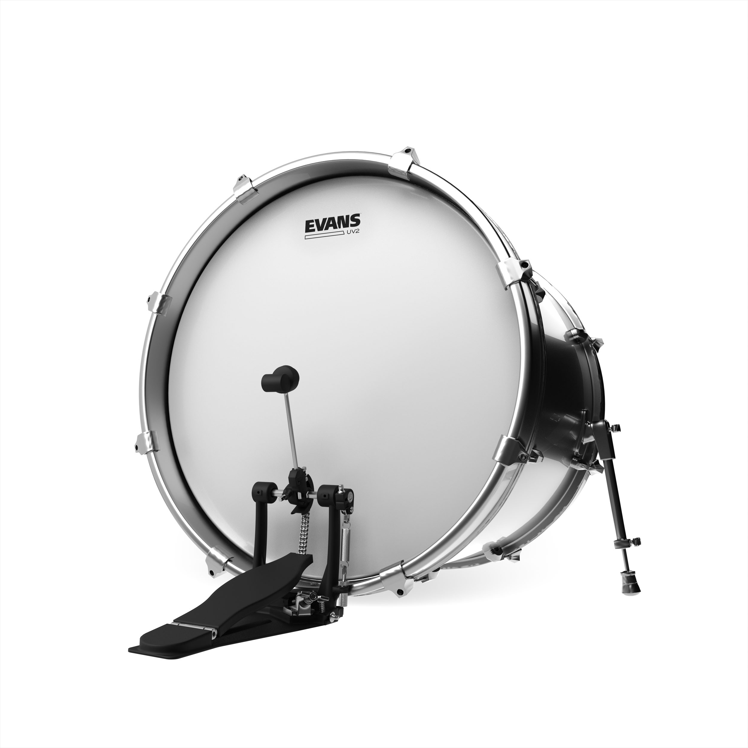 EVANS BD26UV2 26'' Bastrumskinn UV2 Batter Coated