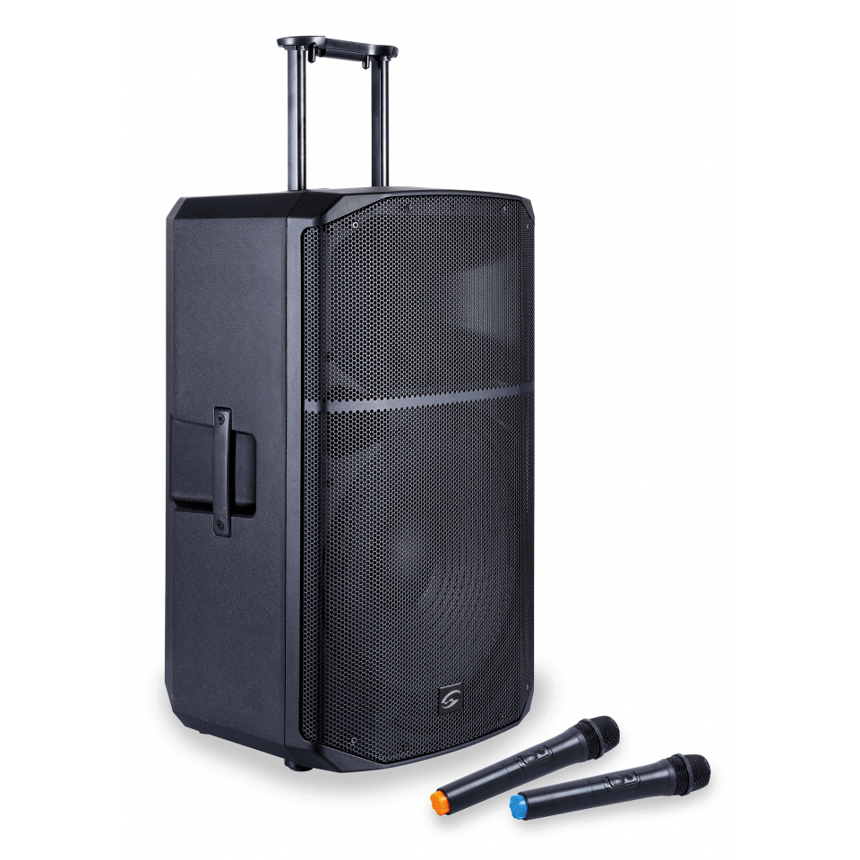 Soundsation PROVIBE 12AIR Portable 2-Way Active Speaker with Trolley and Battery