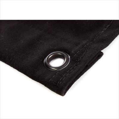 SA Pro Akustikkmolton Sceneteppe, Ferdigsydd, Sort, 3x4m 500g