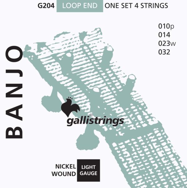 Galli G204 Banjostrenger til tenorbanjo 4-strengs sett