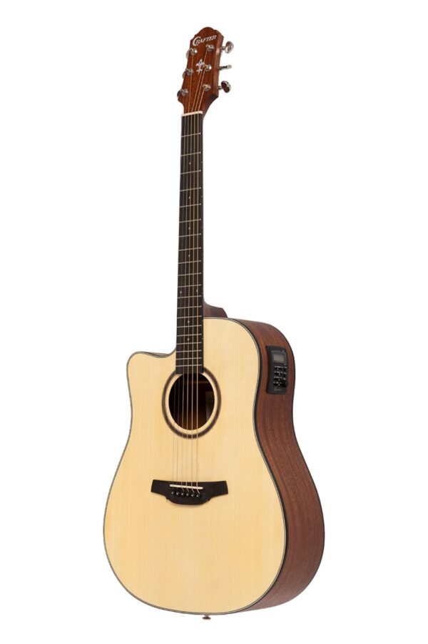 Crafter HD100-CE Natural Akustisk Gitar, Venstrehendt
