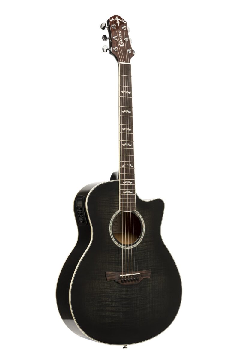 Crafter NOBLE TBK Akustisk Gitar, Translucent Black