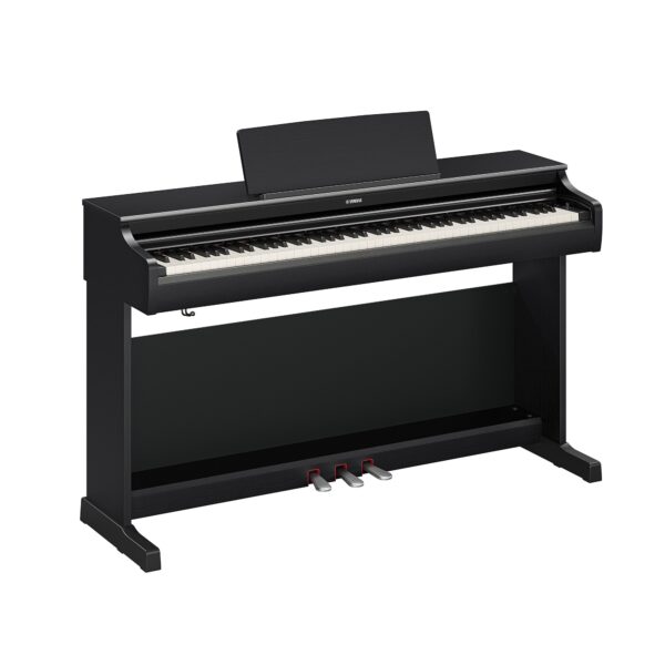 Yamaha YDP-166 Digitalpiano, Sort Matt